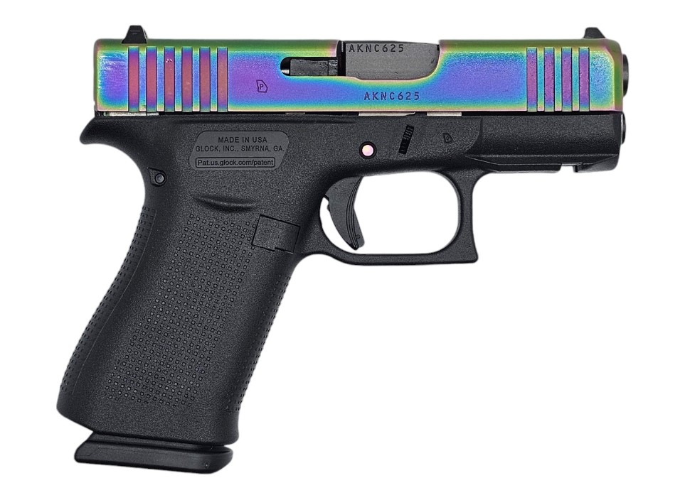 GLOCK 43X FR 9MM RAINBOW PVD 10RD UX4350201FRRPVD - Taurus Savings